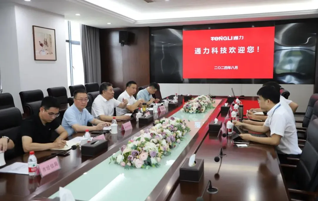 瑞安市委常委、副市長(zhǎng)林政洪一行調(diào)研通力科技